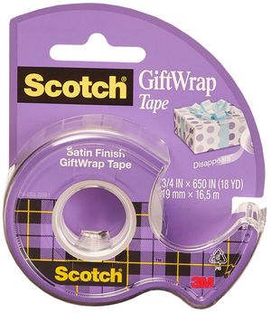 3M Scotch GiftWrap Tape Hangsell 12pcs