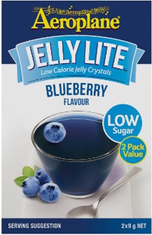 Aeroplane Lite Jelly Twin Blueberry 2x9g