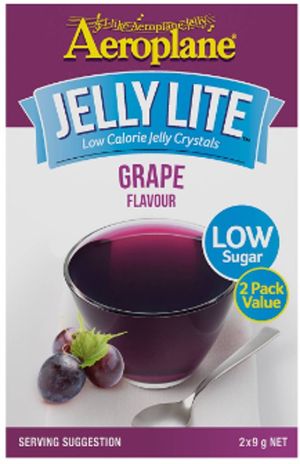 Aeroplane Lite Jelly Twin Grape 2x9g