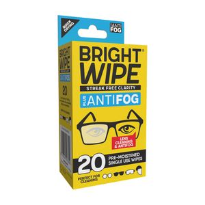 Brightwipe Antifog Lens Cleaner 20pce