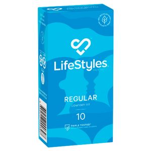 Lifestyle Regular Condoms 10pk