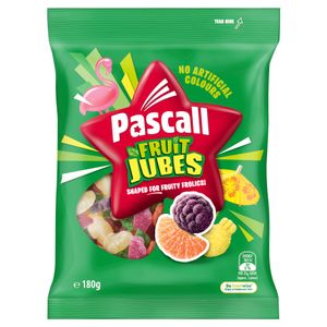 Pascall Fruit Jubes 180gm 2019
