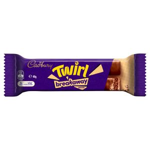 Cadbury Twirl Breakaway Med Bar 40g