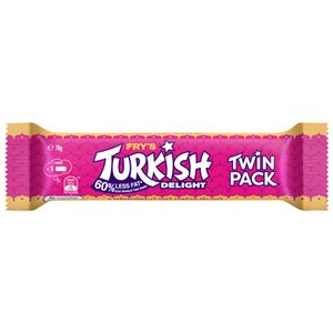 Cadbury Frys Turkish Delight 2 Bars 70g