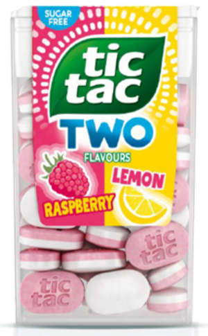 Tic Tac Two Raspberry & Lemon 38.5g