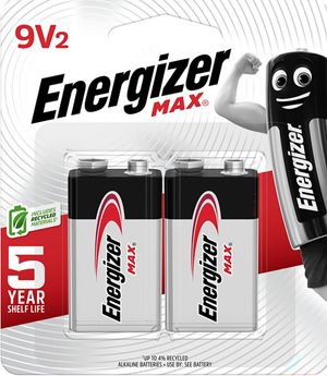 Energizer Max 9V 2pk