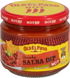 Old El Paso Chunky Salsa Dip Hot 312g
