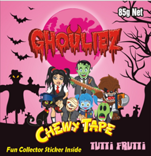 Ghouliez Chewy Tape Tutti-Fruit 85g