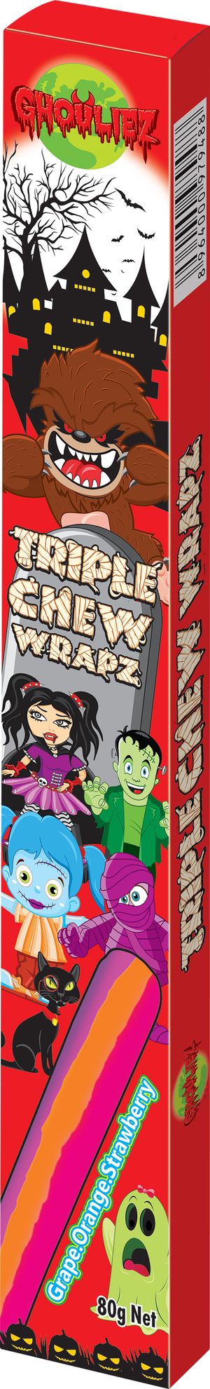 Ghouliez Triple Grape Orange S/berry 80g
