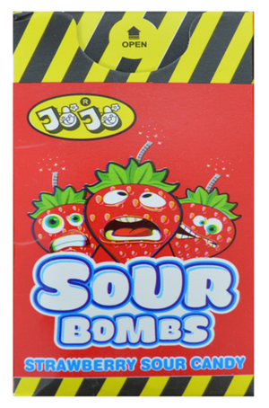 JoJo Sour Bombs Strawberry 30g