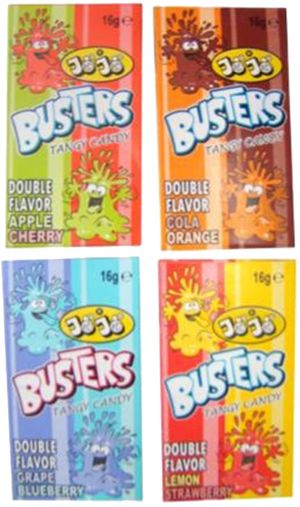 JoJo Busters 4 pack Assorted 96g