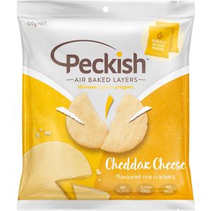 Peckish Snack Pack Cheddar Cheese120g