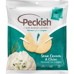 Peckish Snack Pack S/C & Chives  120g