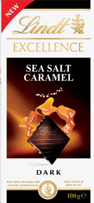 Lindt Excellence Sea Salt Caramel 100g