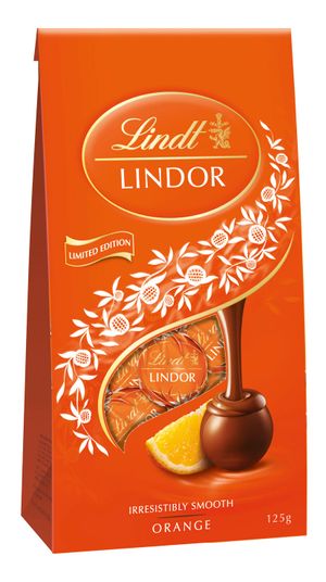 Lindor Orange Bags 123g