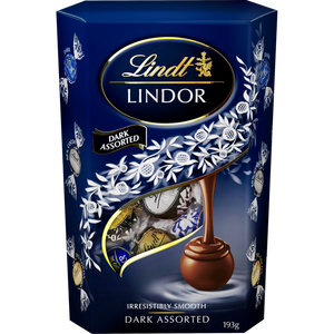 Lindt Lindor Dark Asstd Cornet 193g