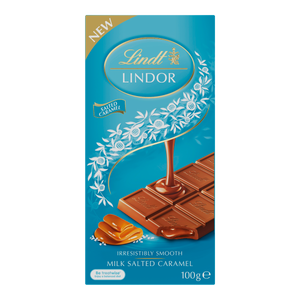 Lindt Lindor Blocks Salted Caramel 100g