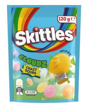 MarsNZ Skittles Cloudz Sours Bag 120g
