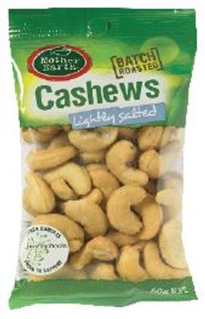 Mother Earth Lightly Salted Cashews 50g