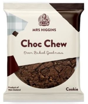 Mrs Higgins Choc Chew Cookie 100g