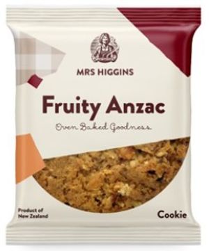Mrs Higgins Fruity Anzac Cookie 85g