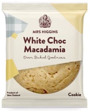 Mrs Higgins White Choc Mac Cookie 85g