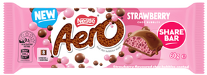 Nestle Aero Strawberry Share Bar 60g