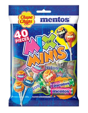 Chupa Chups & Mentos Mix/Minis 40u 320g