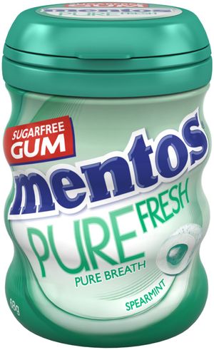Mentos Pure Fresh Bottle Spearmint 68g