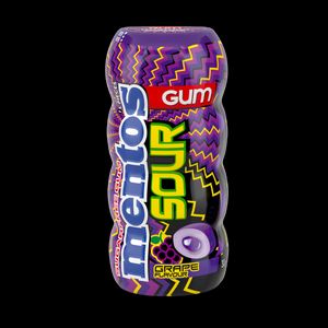 Mentos Sour Gum Grape 30g
