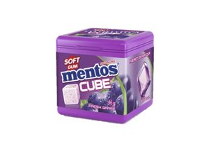 Mentos Cube Gum Ice Grape 46g