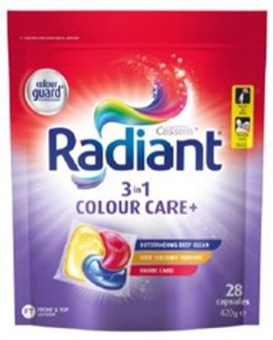Radiant 3 in 1 Colour Care Capsules 420g