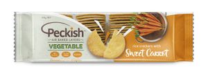 Peckish Vegetable Rice Crackers with Sweet Carrot 100g