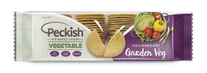 Peckish Vegetable Rice Crackers with Garden Veges 100g