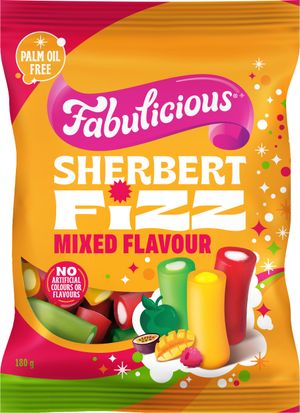 Fabulicious Sherbet Mixed Flavour 180g