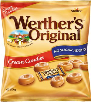 Werthers No Sugar Added Bag 60g