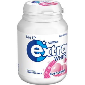 Wrigleys Extra White Bubble Bottle 64g