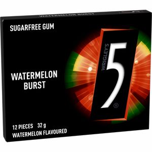 Wrigleys 5 Gum Watermelon Burst 32g