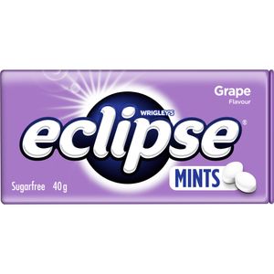 Wrigleys Eclipse Grape Mints Tin 40g