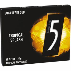 Wrigleys 5 Gum Tropical Splash 32g