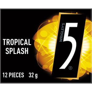 Wrigleys 5 Gum Tropical Splash 32g