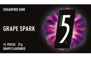 Wrigleys 5 Gum Grape Spark 27g