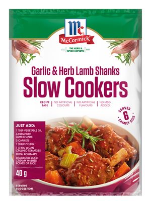 SC Garlic & Herb Lamb Shanks 40G