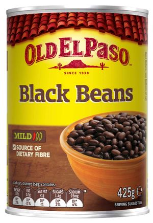 OEP Black Beans 425g