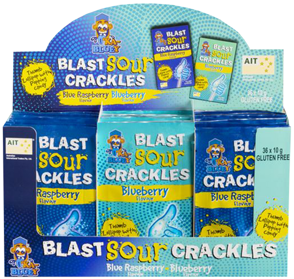 AIT KaBluey Blast Sour Crackles 10g