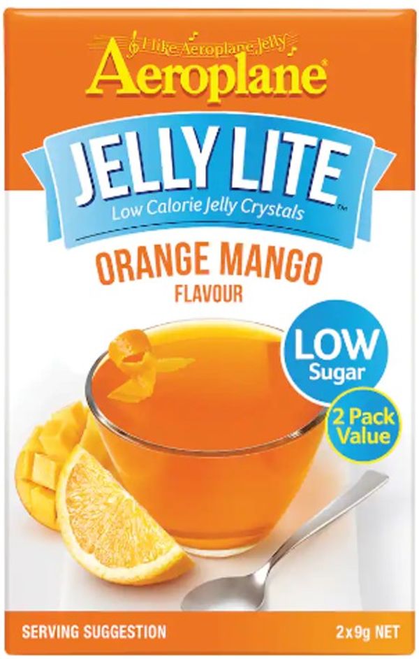 Aeroplane Lite Jelly Orange Mango2x9g