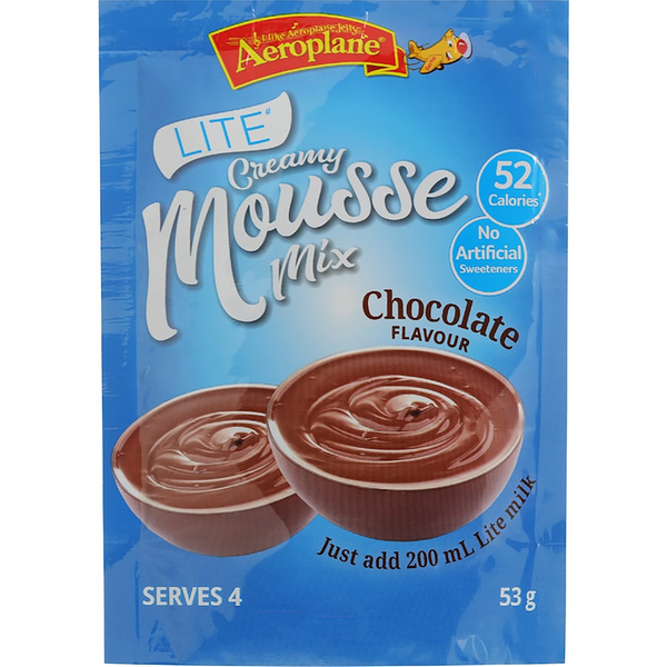 Aeroplane Mousse Lite Chocolate 53g