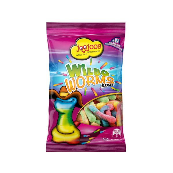 Joo Joos Wilbo Worms Sour 150g