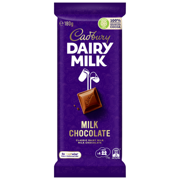 Cadbury DM Milk Choc Block 180g