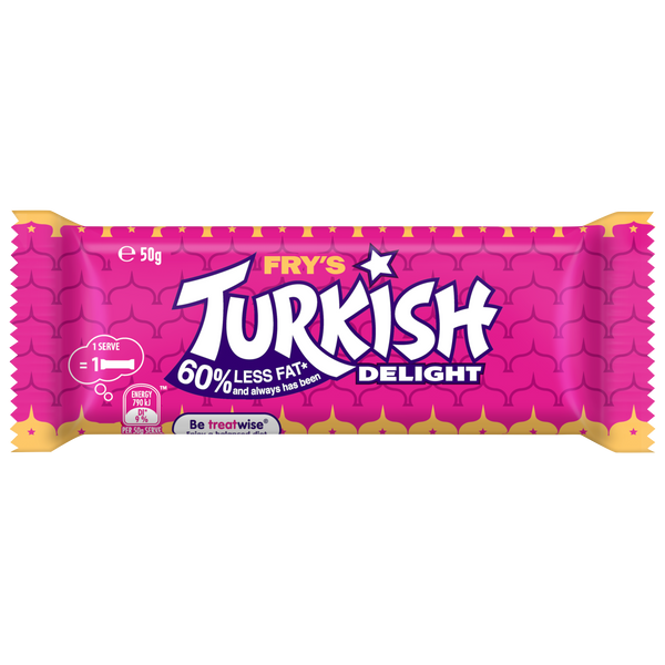 Cadbury Frys Turkish Delight Bar 50g